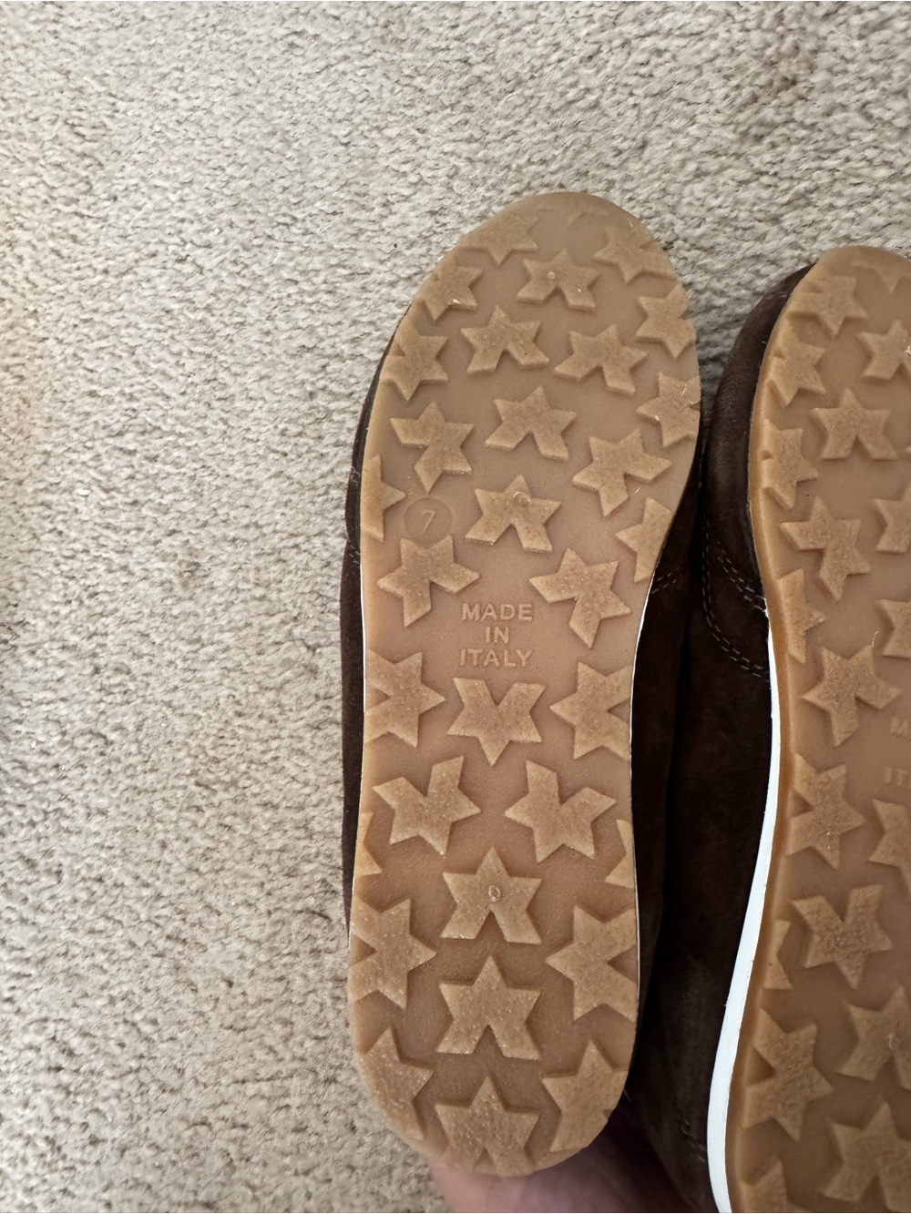 Classic Brown and White Dolce Vita Swan Mary Jane Sneakers - Picture 3 of 3